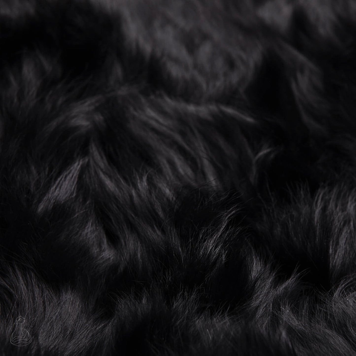 BABY ALPACA FUR BLANKET | Luxury Black Night Baby Alpaca Fur Throw