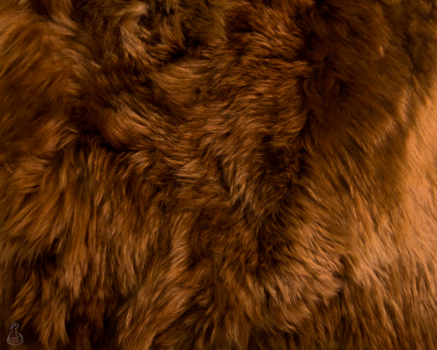 BABY ALPACA FUR BLANKET | Luxury Golden Brown Baby Alpaca Fur Throw