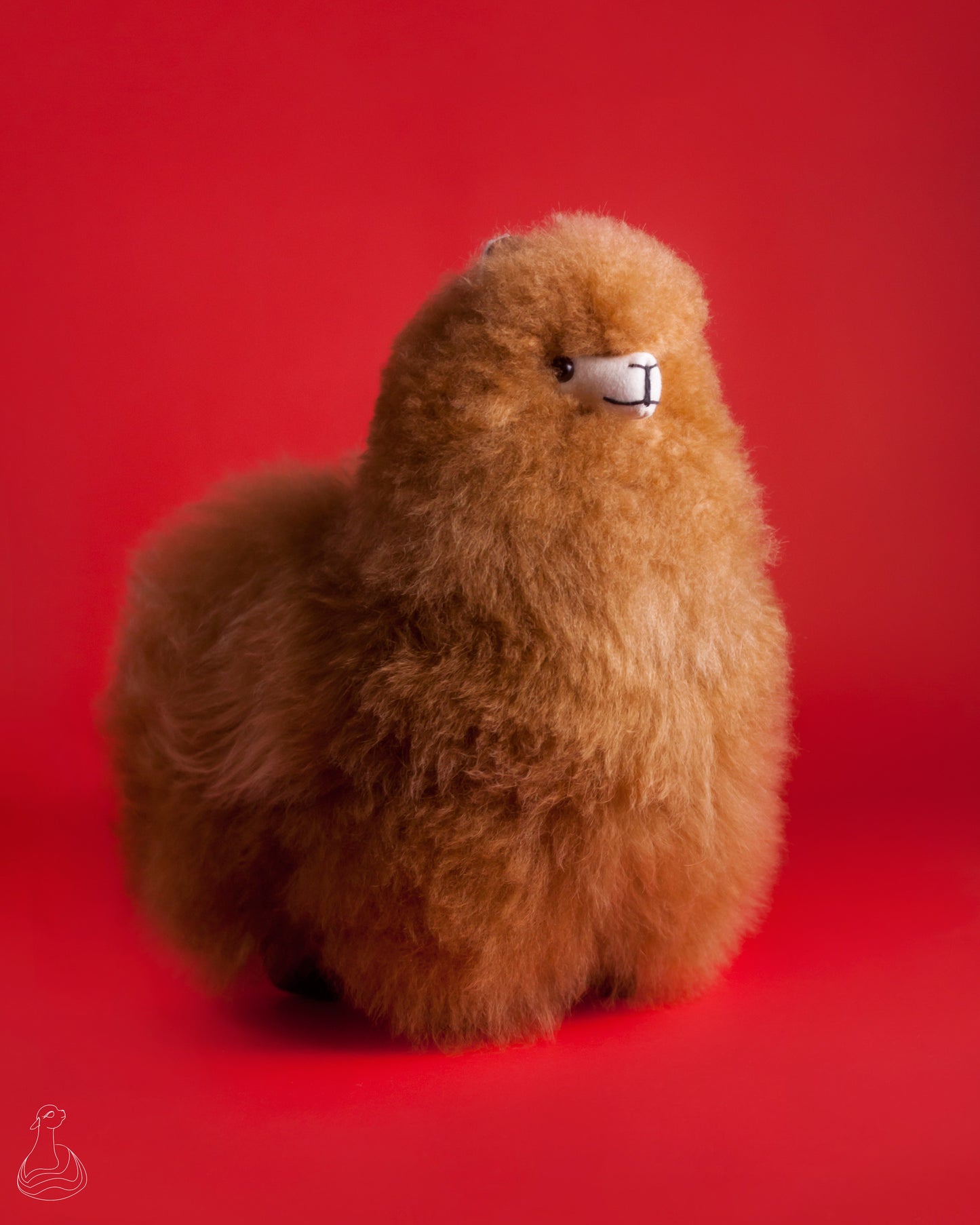 BABY ALPACA FUR TOY | Natural Colors Handcrafted Baby Alpaca Fur Stuffed Plush