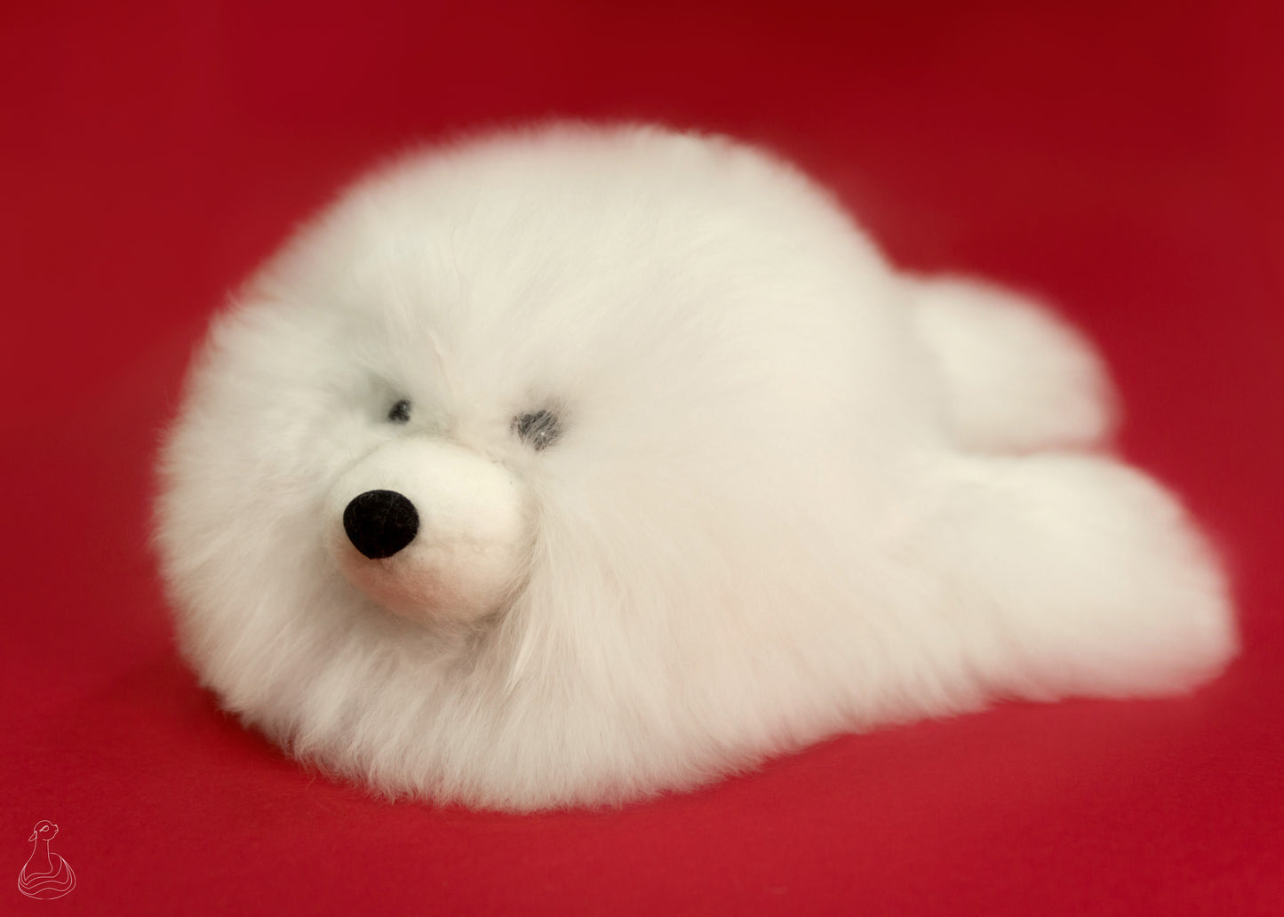 ALPACA FUR TOY | Seal Stuffed Plush | Handcrafted Hypoallergenic Doll