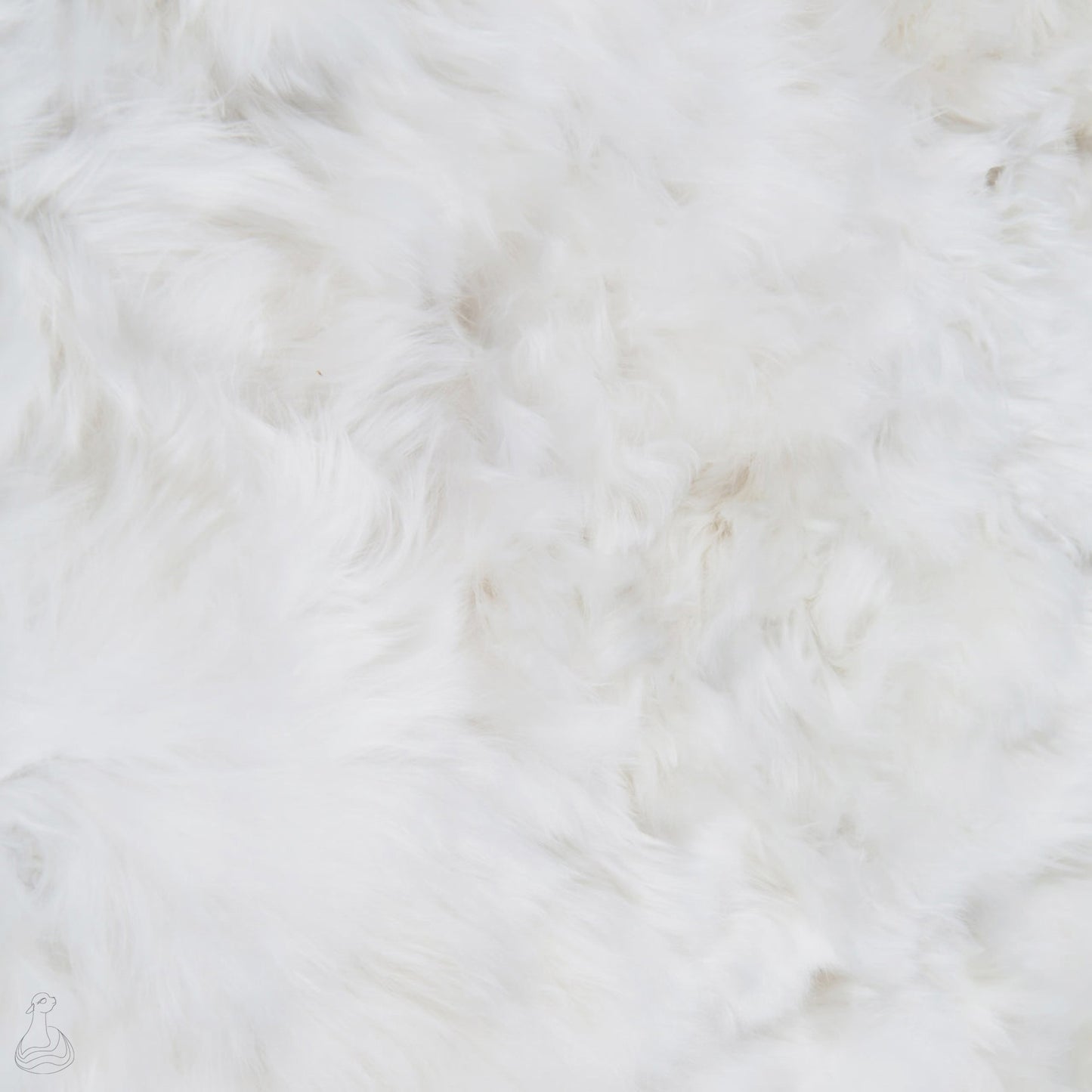 BABY ALPACA FUR BLANKET | Luxury Natural White Baby Alpaca Fur Throw