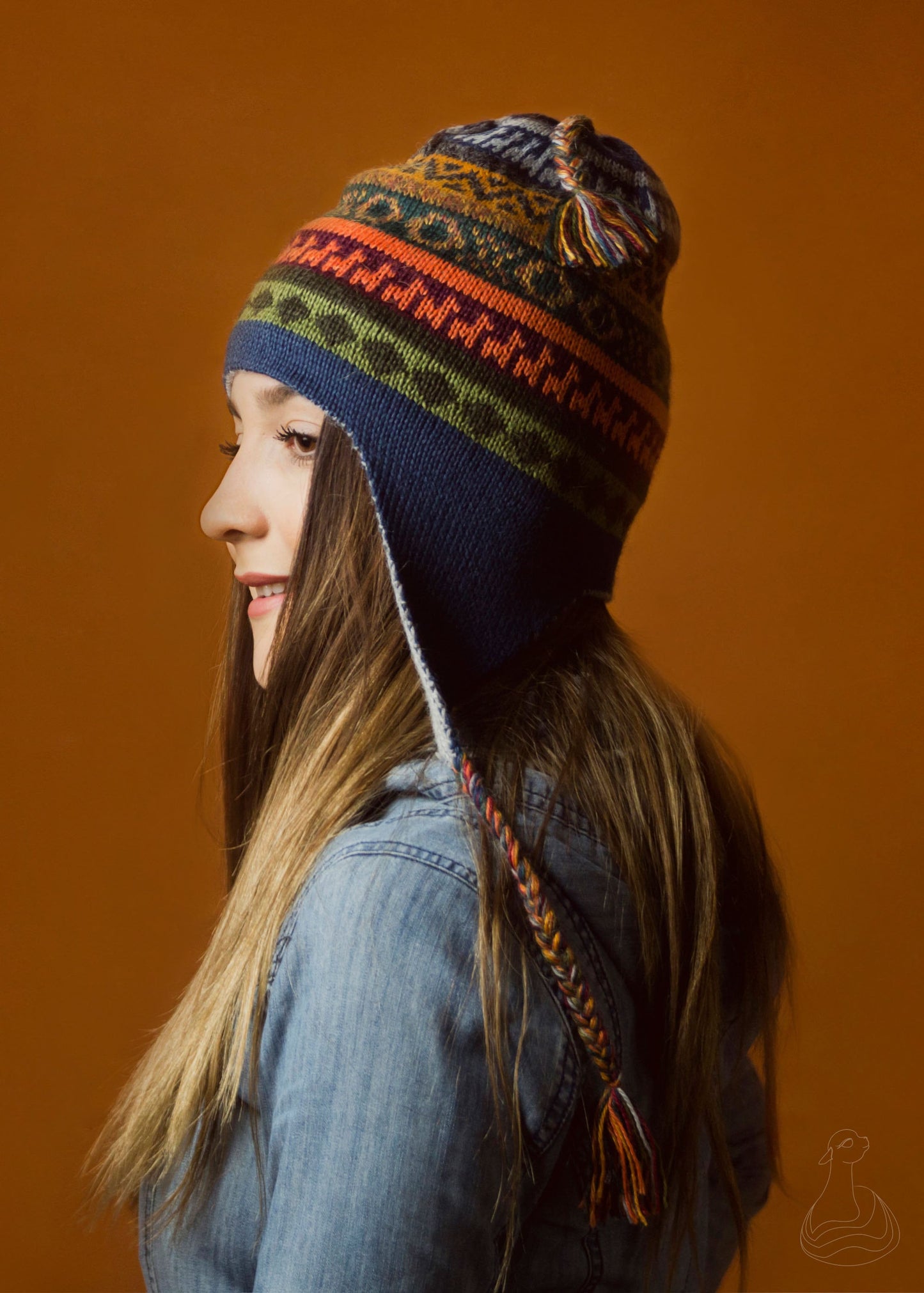 ALPACA CHULLO | Reversible Double-Level Peruvian Alpaca Chullo