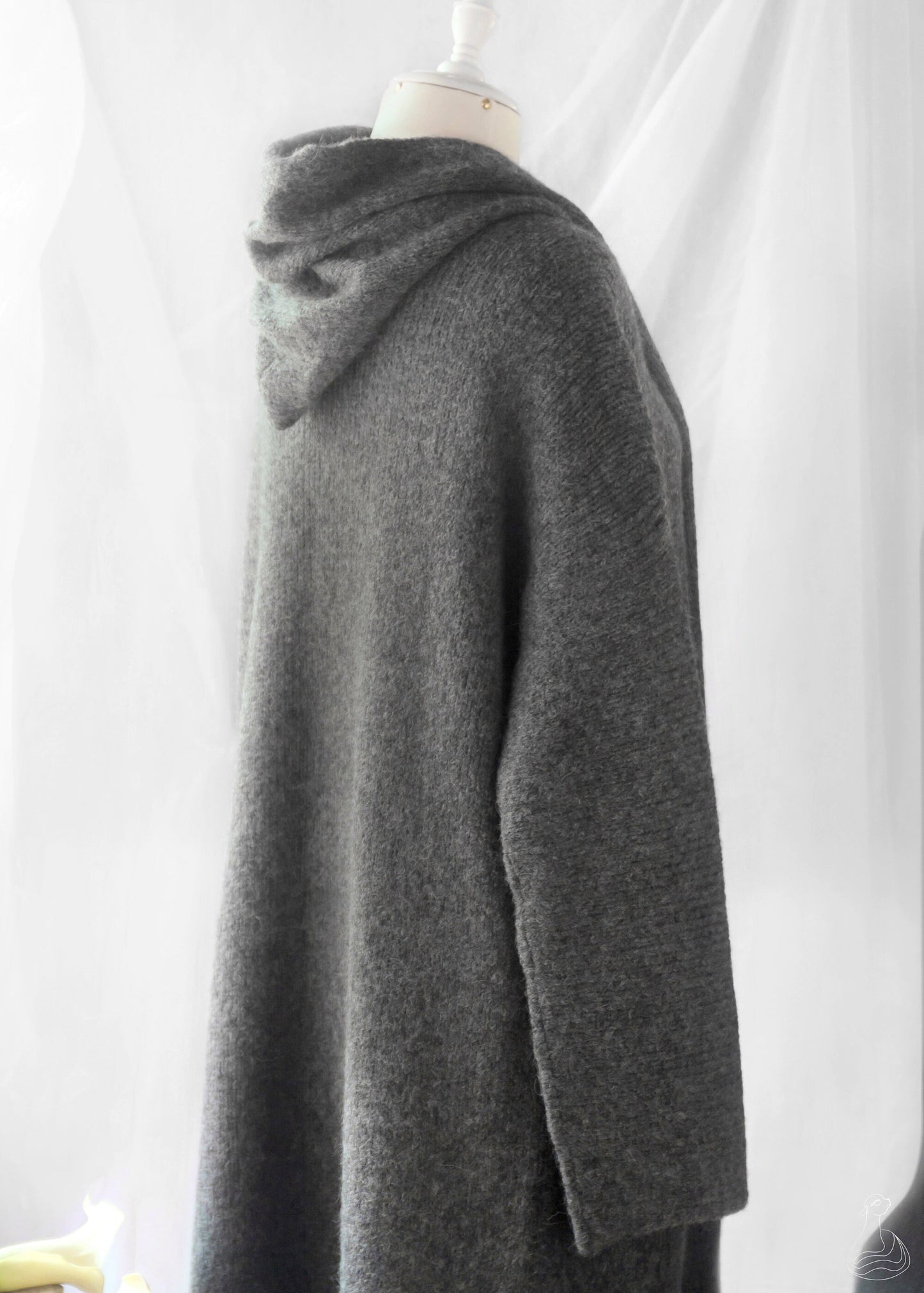 Baby Alpaca Hooded Coat | Baby Alpaca  & Merino Wool Cardigan | Luxury Peruvian Handmade Coat