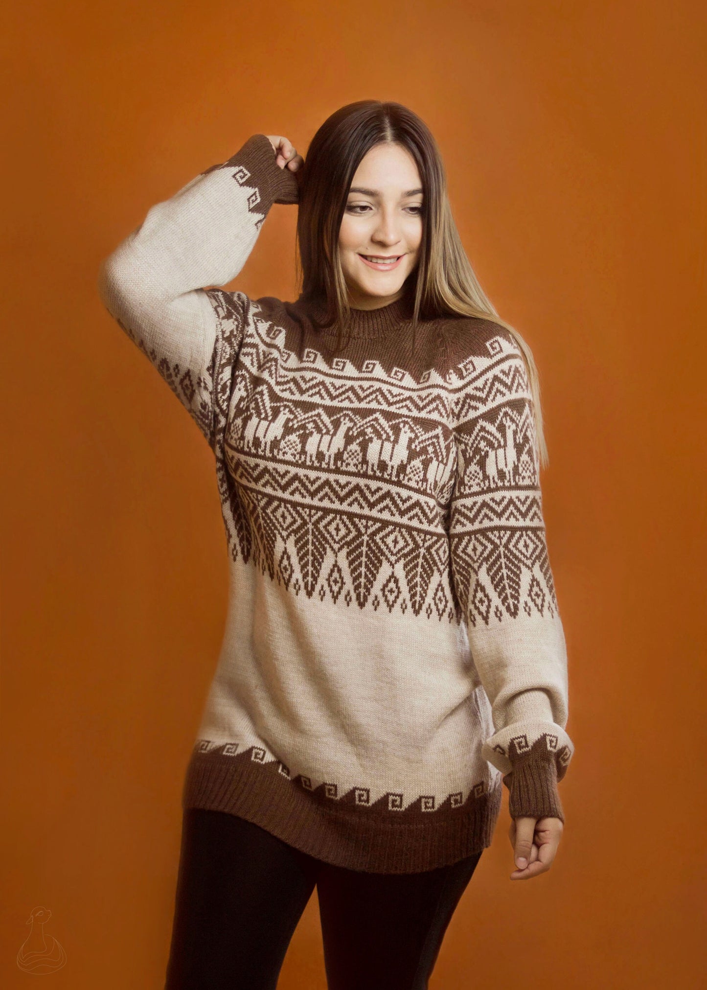 ALPACA SWEATER | Handcrafted Unisex Sweater Peruvian Design