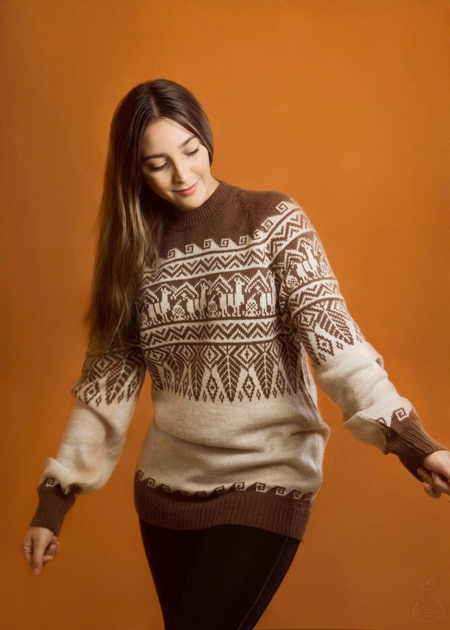 ALPACA SWEATER | Handcrafted Unisex Sweater Peruvian Design