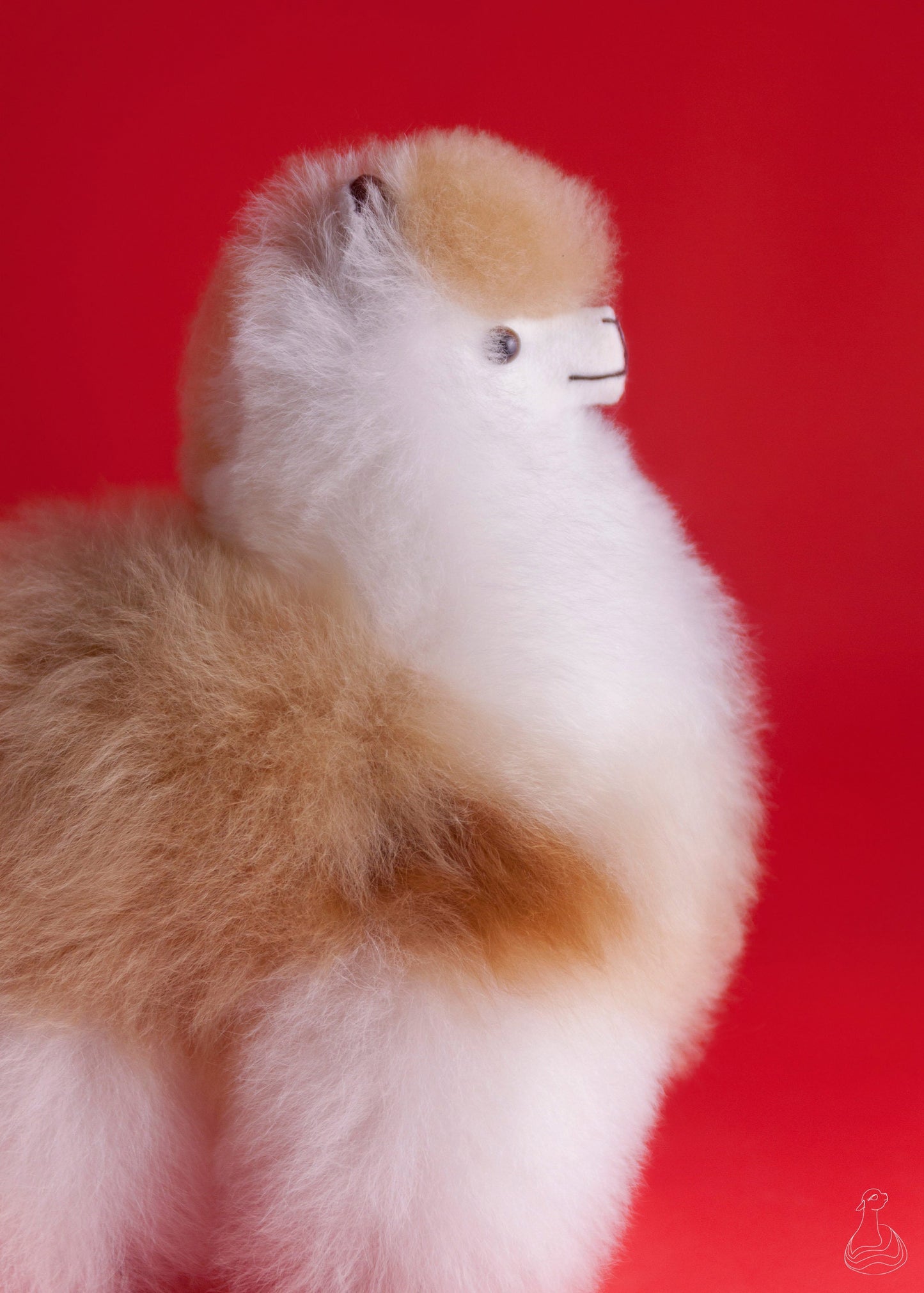 BABY ALPACA FUR TOY | Natural Colors Handcrafted Baby Alpaca Fur Stuffed Plush