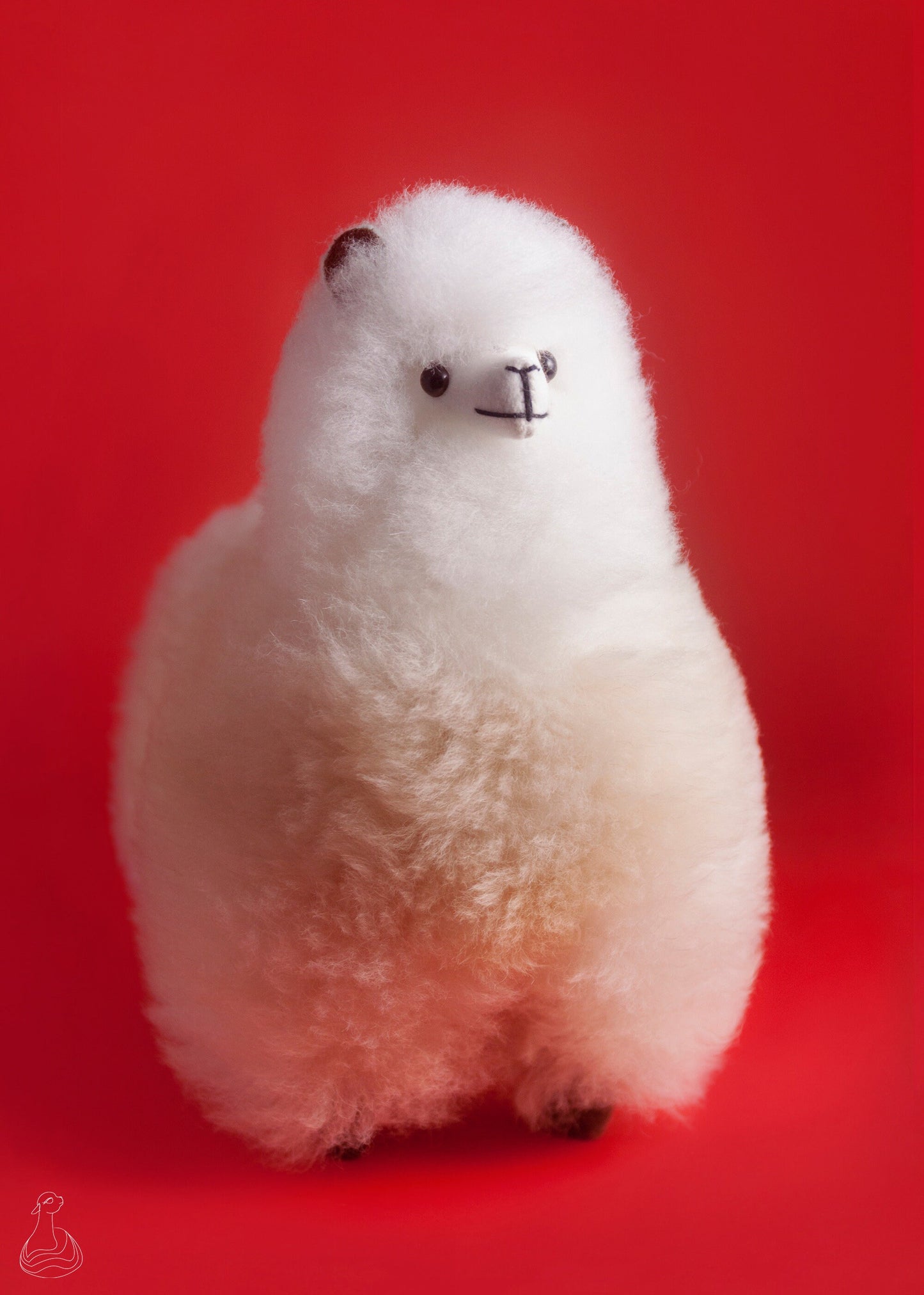BABY ALPACA FUR TOY | Natural Colors Handcrafted Baby Alpaca Fur Stuffed Plush
