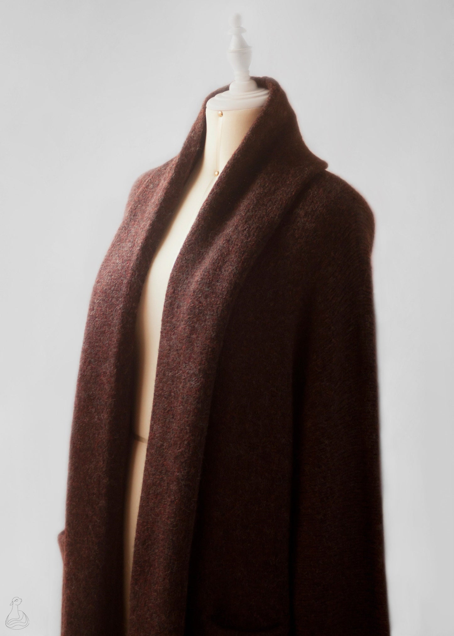 Baby Alpaca Hooded Coat | Baby Alpaca  & Merino Wool Cardigan | Luxury Peruvian Handmade Coat