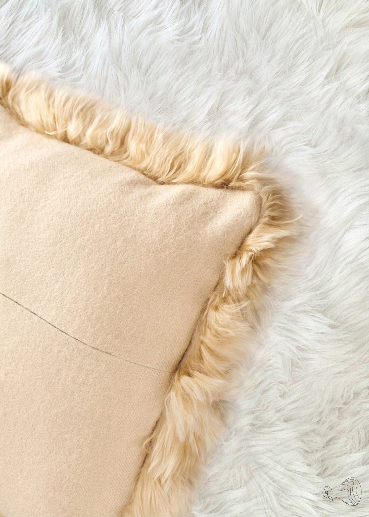 BABY ALPACA PILLOW | Luxury Baby Alpaca Fur Cushion Cover