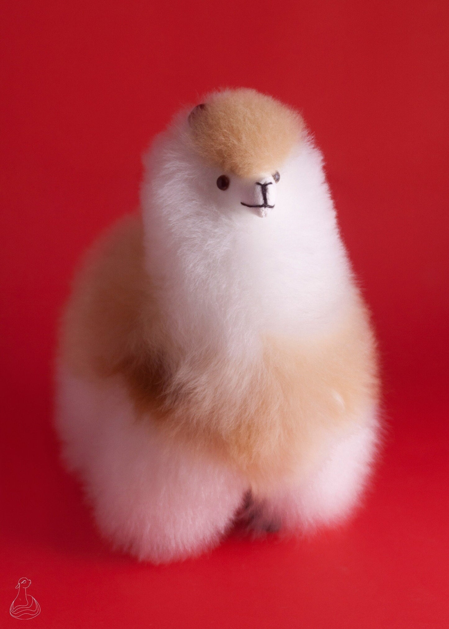 BABY ALPACA FUR TOY | Natural Colors Handcrafted Baby Alpaca Fur Stuffed Plush