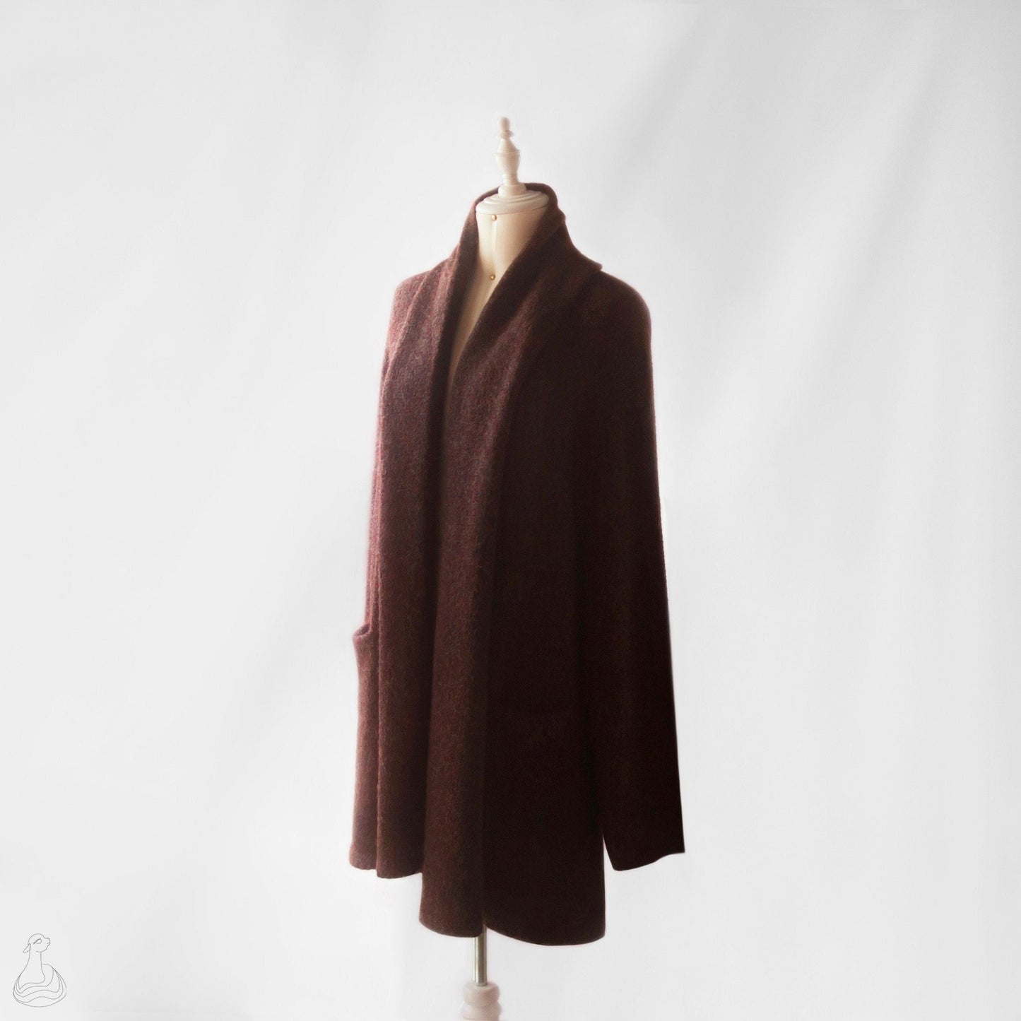 Baby Alpaca Hooded Coat | Baby Alpaca  & Merino Wool Cardigan | Luxury Peruvian Handmade Coat