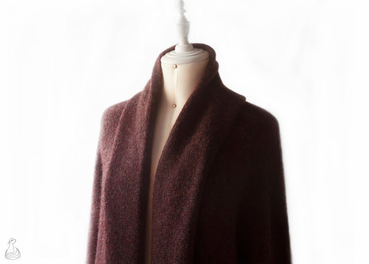 Baby Alpaca Hooded Coat | Baby Alpaca  & Merino Wool Cardigan | Luxury Peruvian Handmade Coat