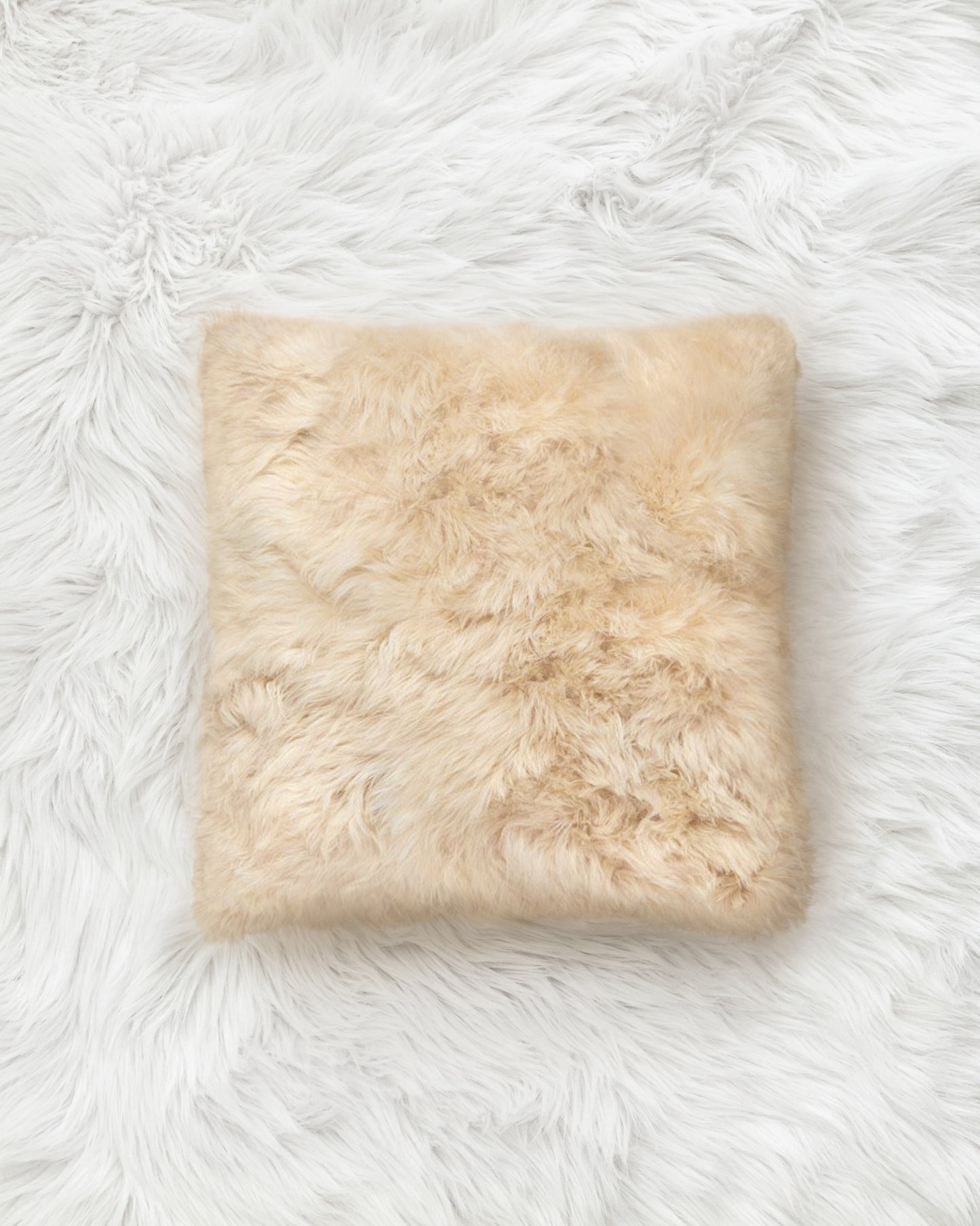 BABY ALPACA PILLOW | Luxury Baby Alpaca Fur Cushion Cover