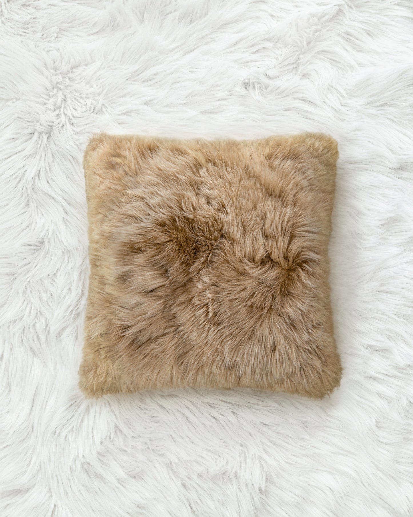 BABY ALPACA PILLOW | Luxury Baby Alpaca Fur Cushion Cover