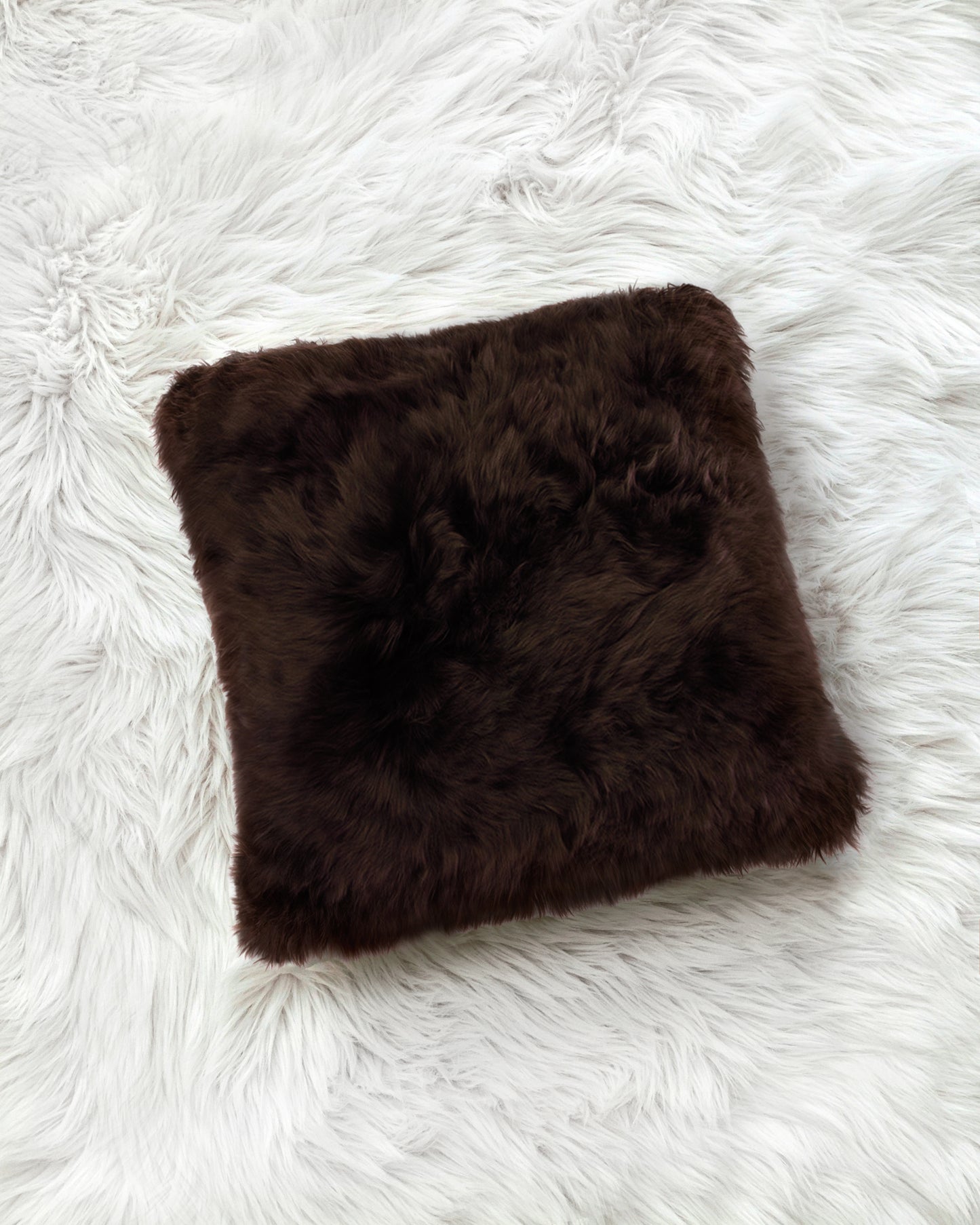 BABY ALPACA PILLOW | Luxury Baby Alpaca Fur Cushion Cover