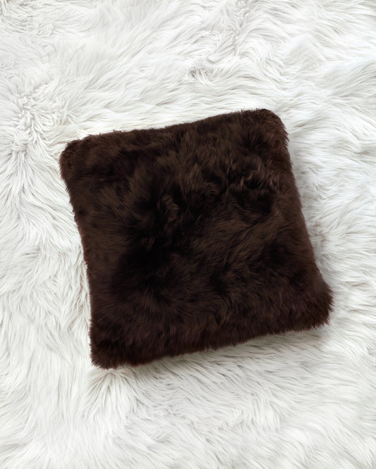 BABY ALPACA PILLOW | Luxury Baby Alpaca Fur Cushion Cover
