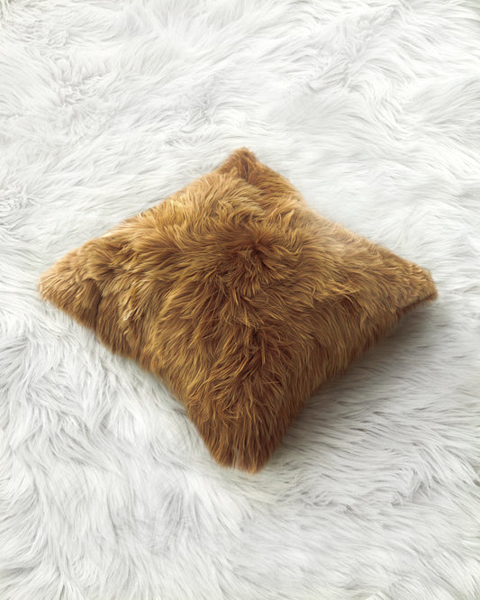 BABY ALPACA PILLOW | Luxury Baby Alpaca Fur Cushion Cover