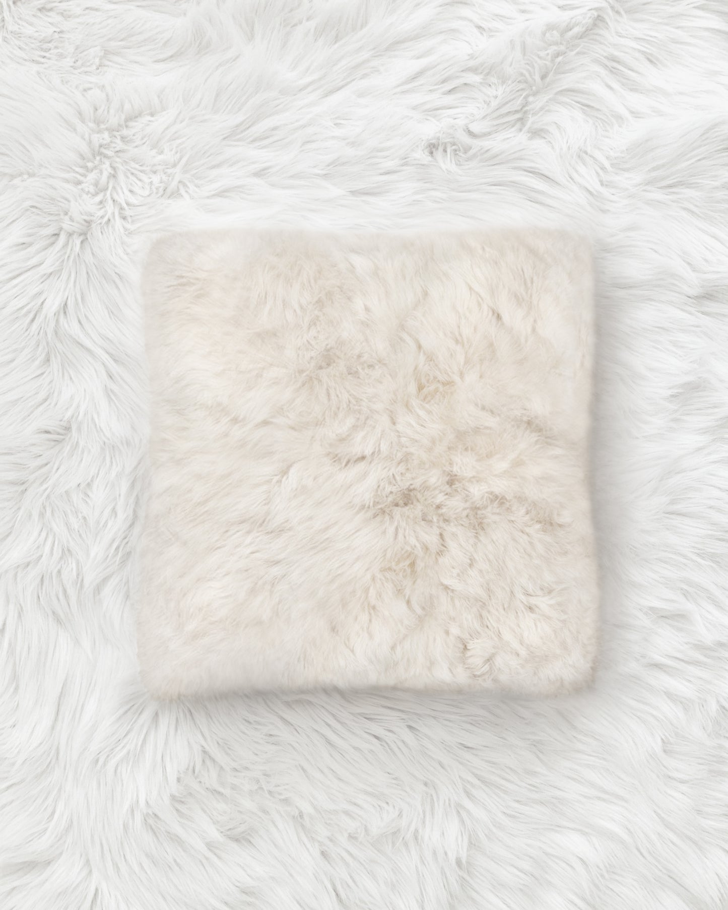 BABY ALPACA PILLOW | Luxury Baby Alpaca Fur Cushion Cover