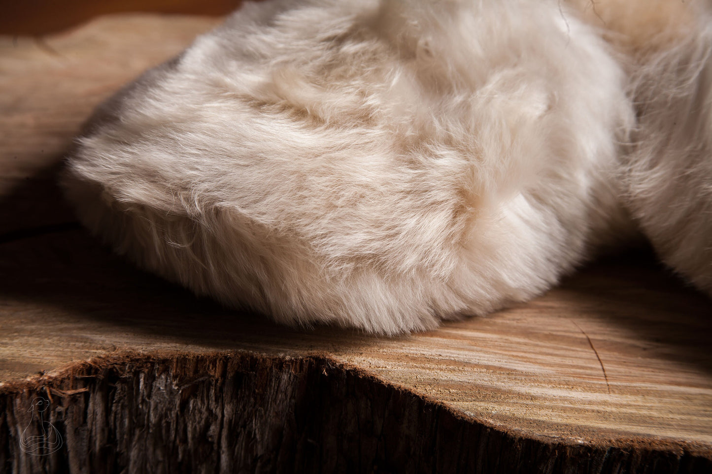 BABY ALPACA SLIPPERS | Natural Beige Alpaca Fur Slippers  | Handmade Fur Slippers