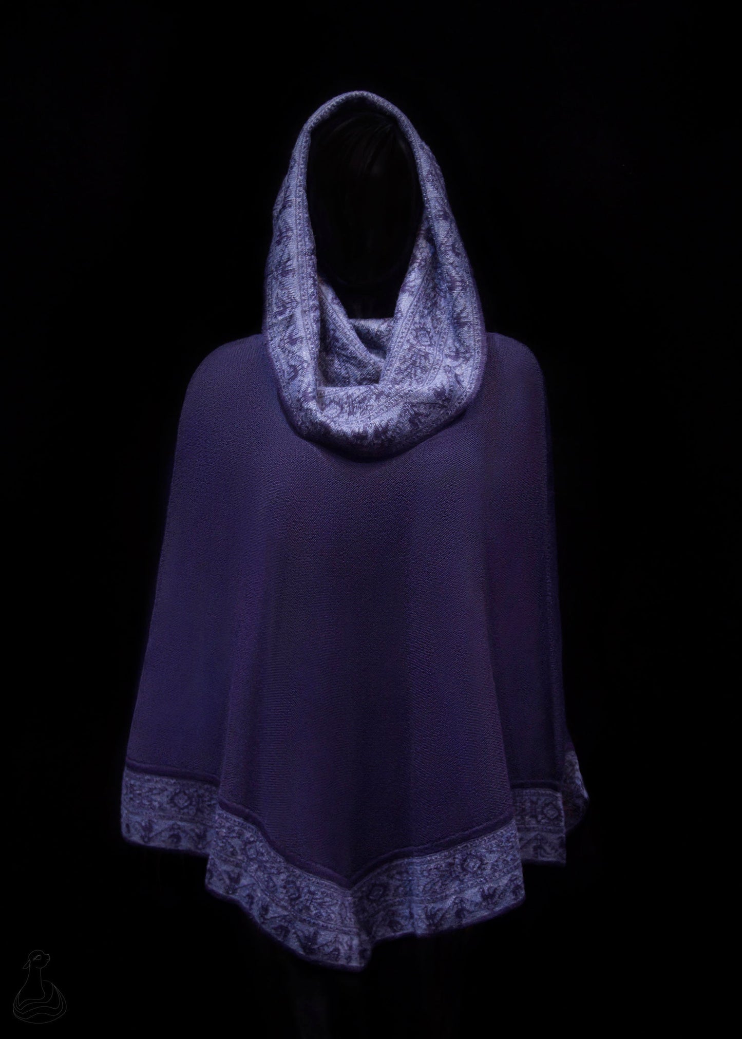 BABY ALPACA PONCHO | Luxury Peruvian Handcrafted Poncho | Lightweight Hooded Poncho
