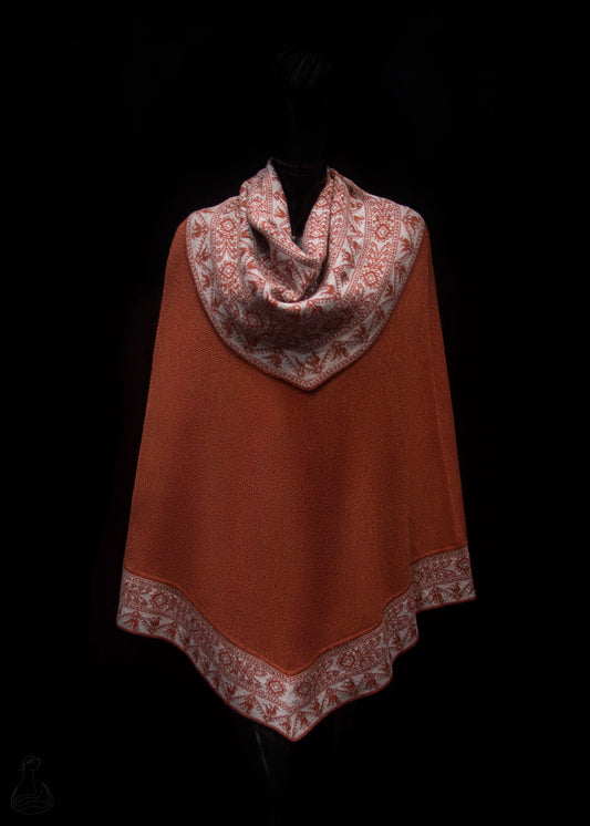BABY ALPACA PONCHO | Luxury Peruvian Handcrafted Poncho | Lightweight Hooded Poncho