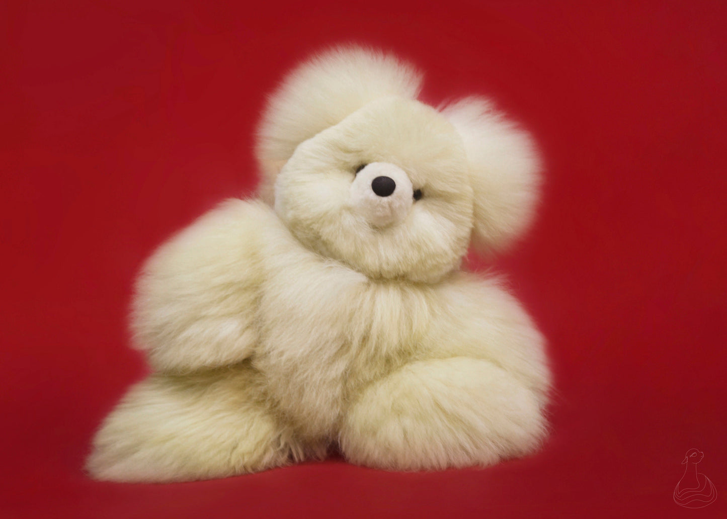 BABY ALPACA FUR TOY | Teddy Bear Baby Alpaca Fur Stuffed Plush