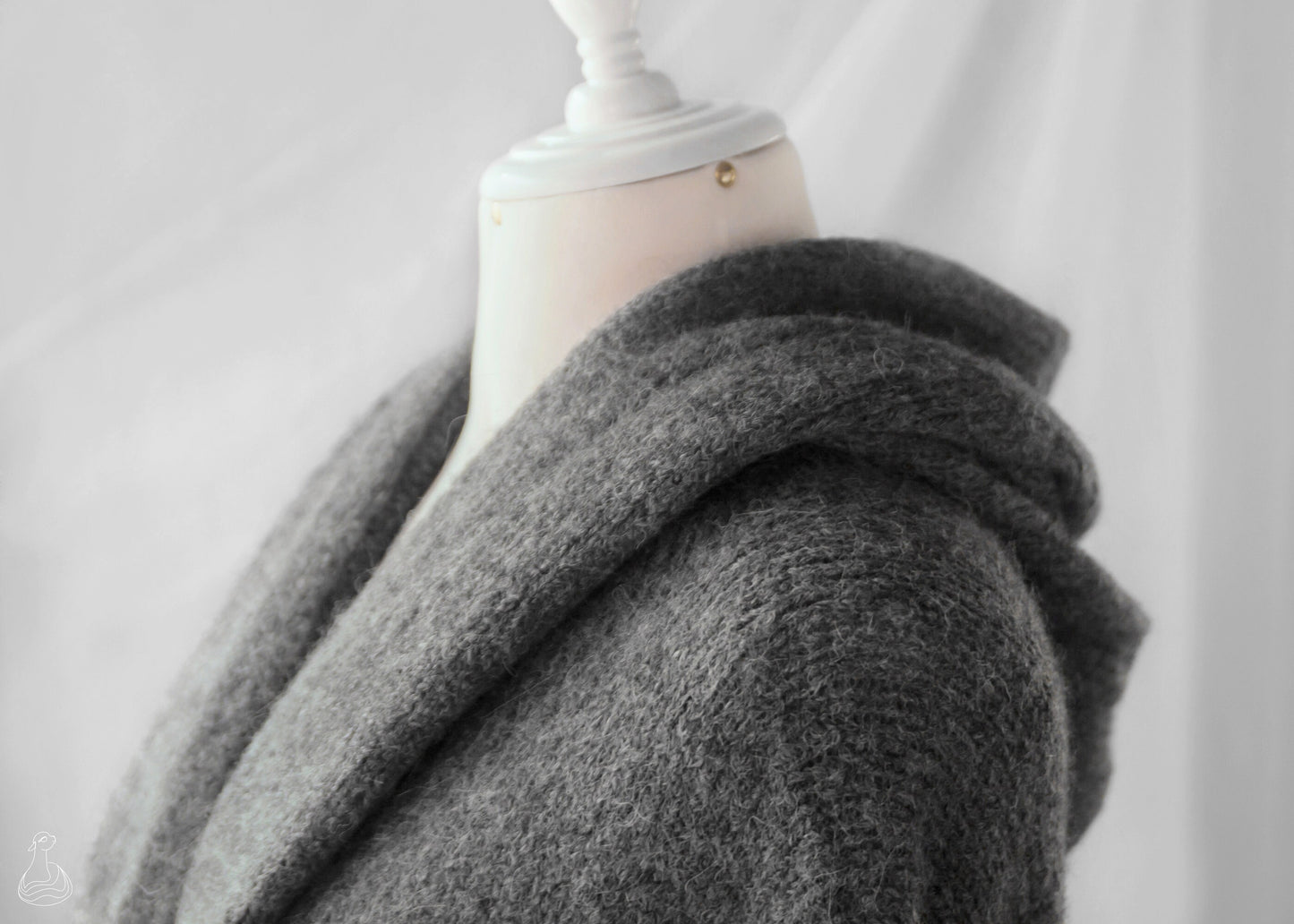 Baby Alpaca Hooded Coat | Baby Alpaca  & Merino Wool Cardigan | Luxury Peruvian Handmade Coat