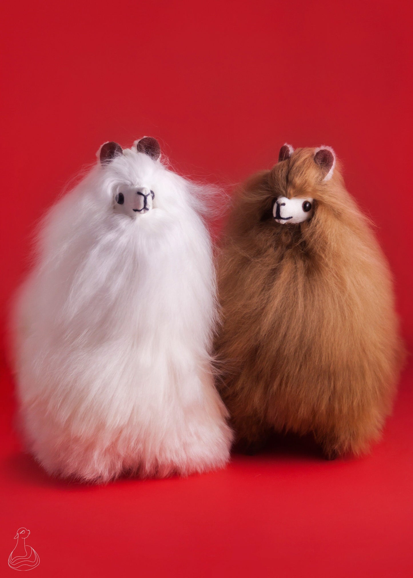 JOUET EN FOURRURE D'ALPAGA | Peluche en alpaga Suri | Poupée hypoallergénique faite à la main