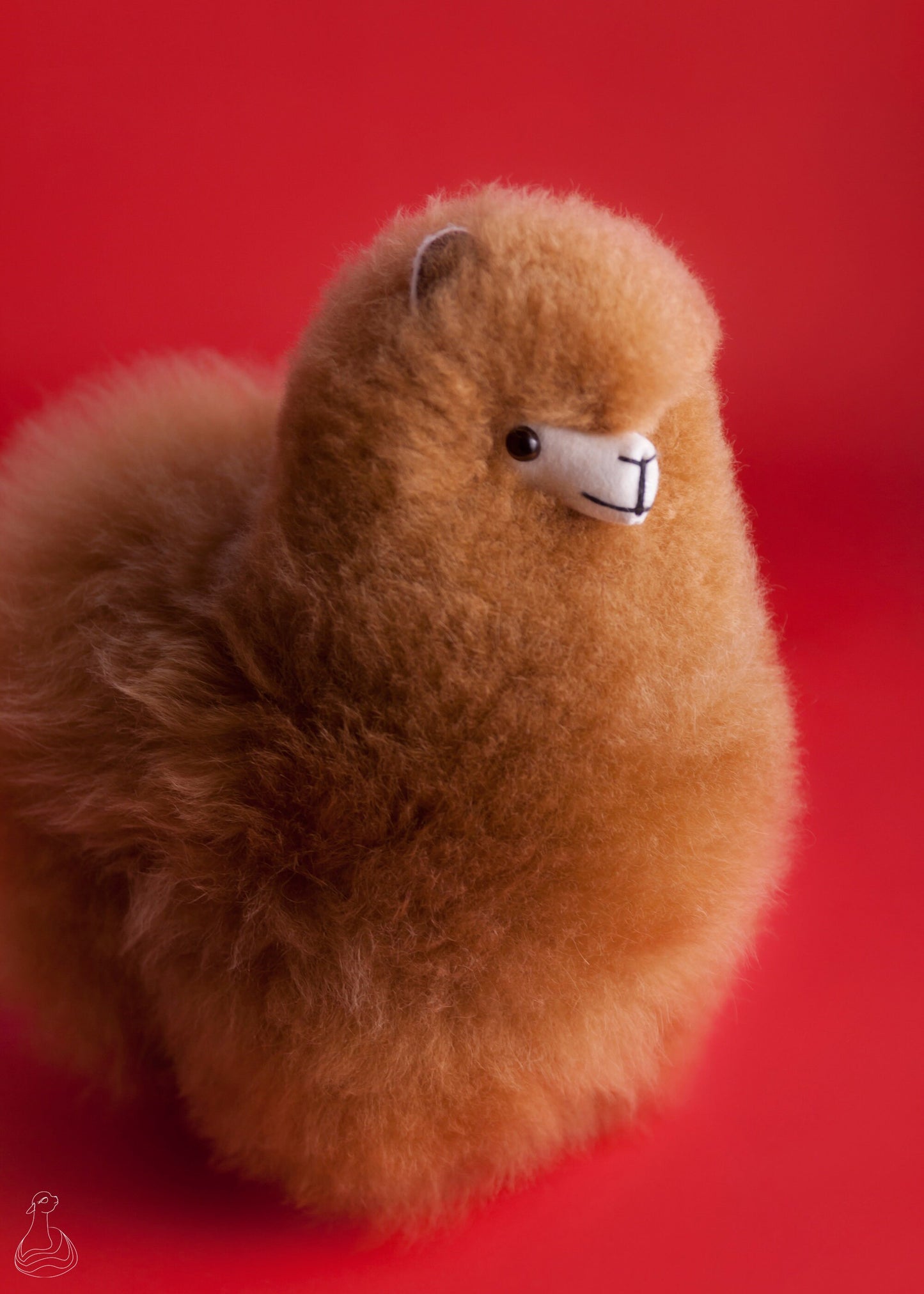 BABY ALPACA FUR TOY | Natural Colors Handcrafted Baby Alpaca Fur Stuffed Plush