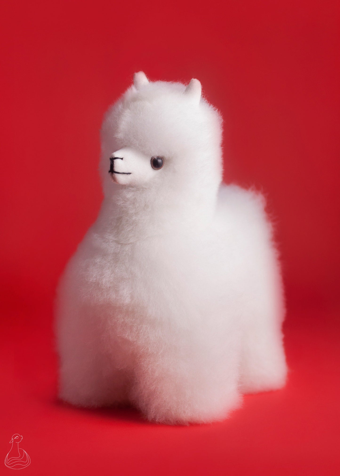 JOUET EN FOURRURE D'ALPAGA | Peluche en fourrure d'alpaga royale | Fourrure ultra douce de qualité maximale | Jouet hypoallergénique fabriqué à la main