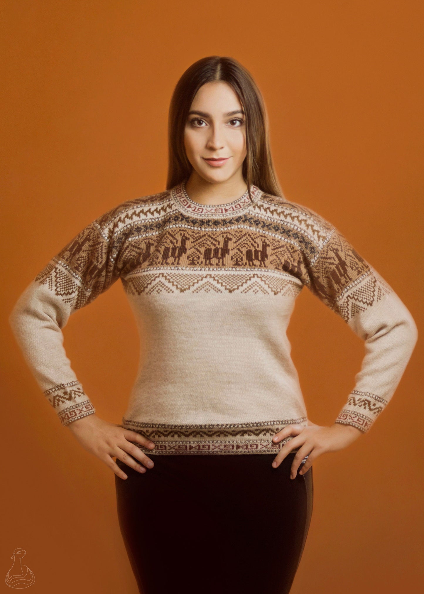 ALPACA SWEATER | Handcrafted Unisex Sweater Peruvian Design