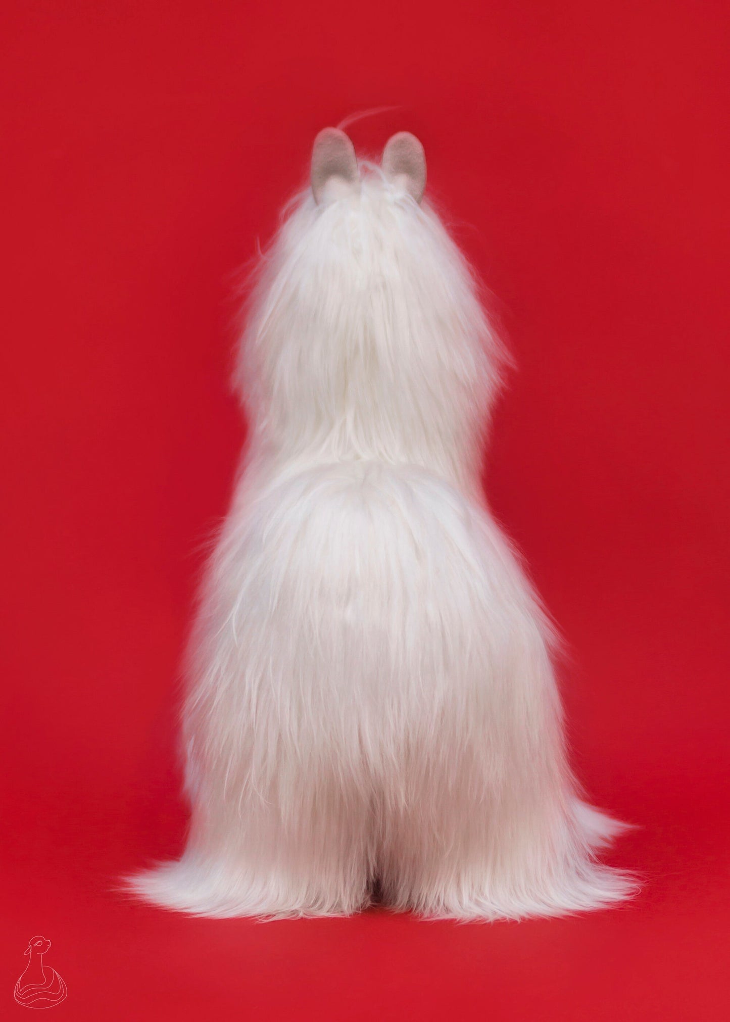 ALPACA FUR TOY | Baby Alpaca Suri Fur Stuffed Plush | Handcrafted Hypoallergenic Doll