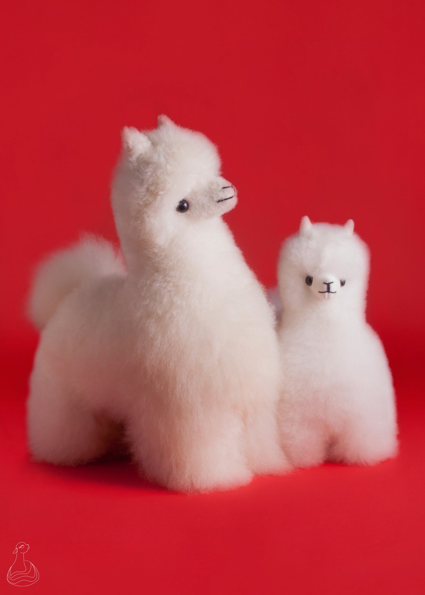 JOUET EN FOURRURE D'ALPAGA | Peluche en fourrure d'alpaga royale | Fourrure ultra douce de qualité maximale | Jouet hypoallergénique fabriqué à la main