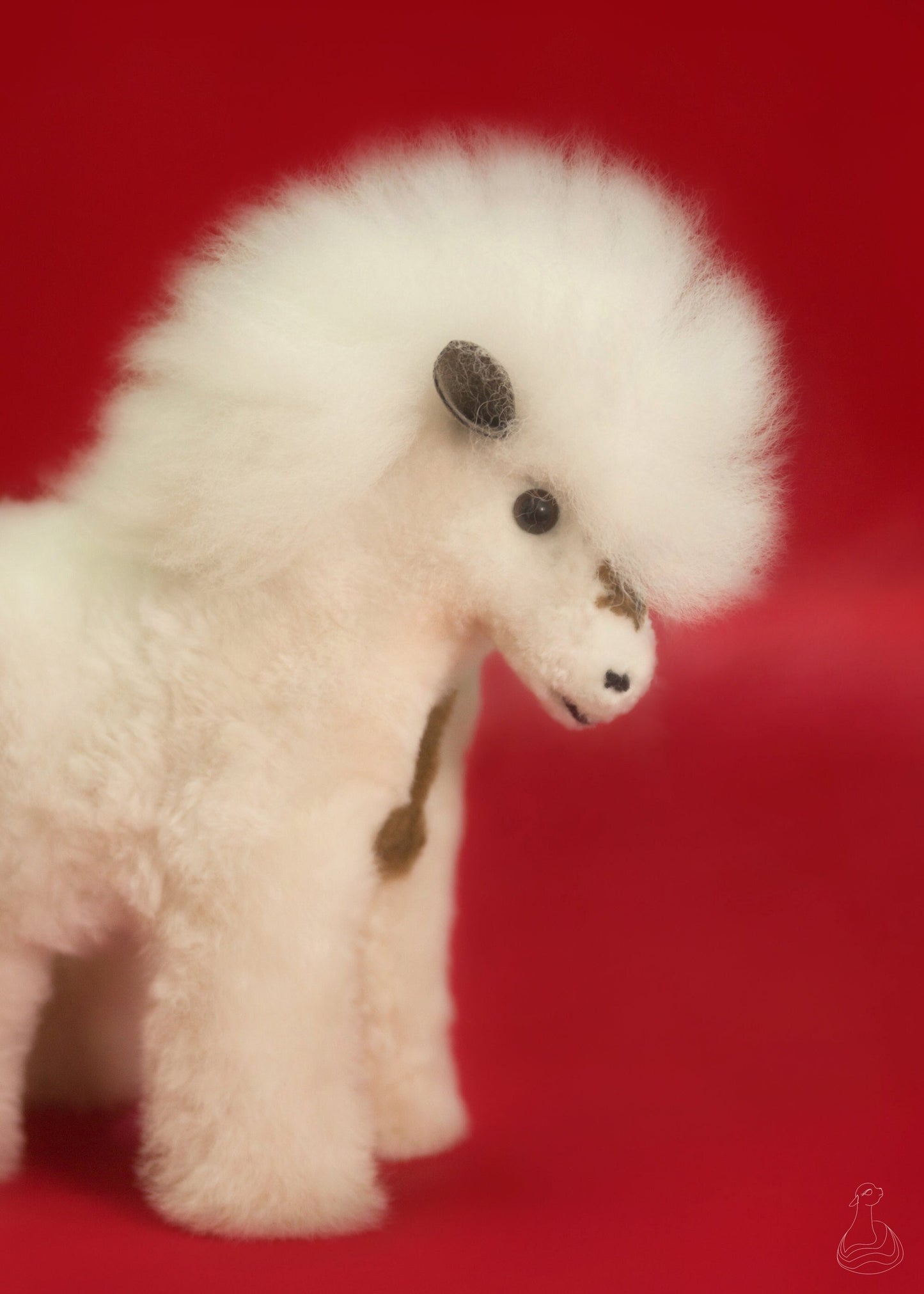 JOUET EN FOURRURE D'ALPAGA | Peluche en peluche de cheval | Poupée hypoallergénique faite à la main
