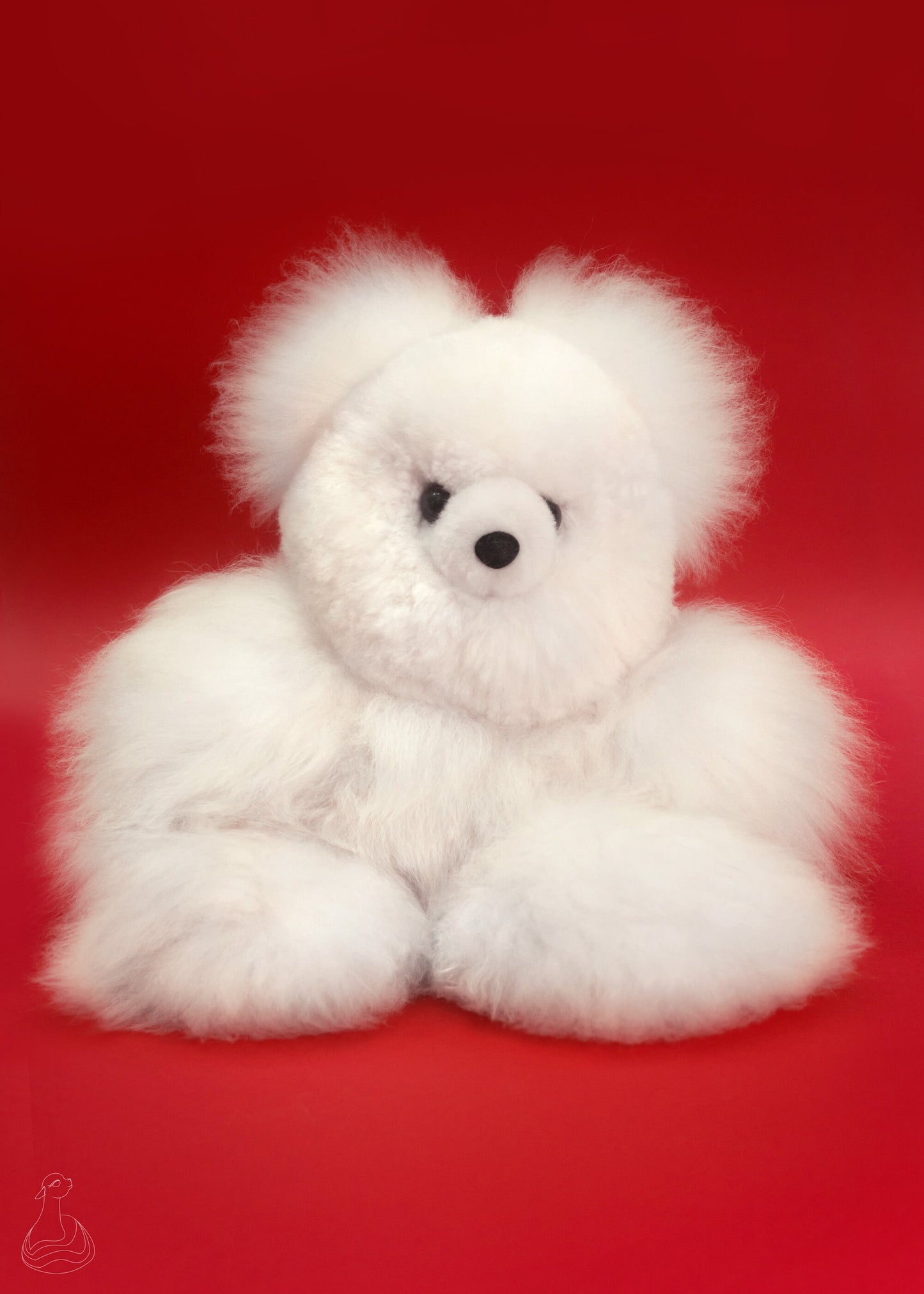 BABY ALPACA FUR TOY | Teddy Bear Baby Alpaca Fur Stuffed Plush
