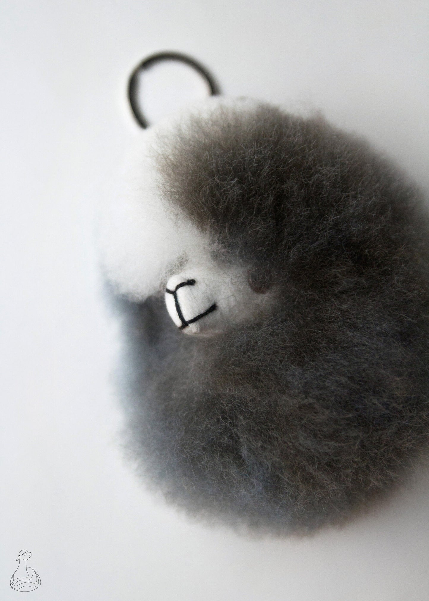 ALPACA FUR KEYCHAIN | Handcrafted Alpaca Fur Stuffed Keyring