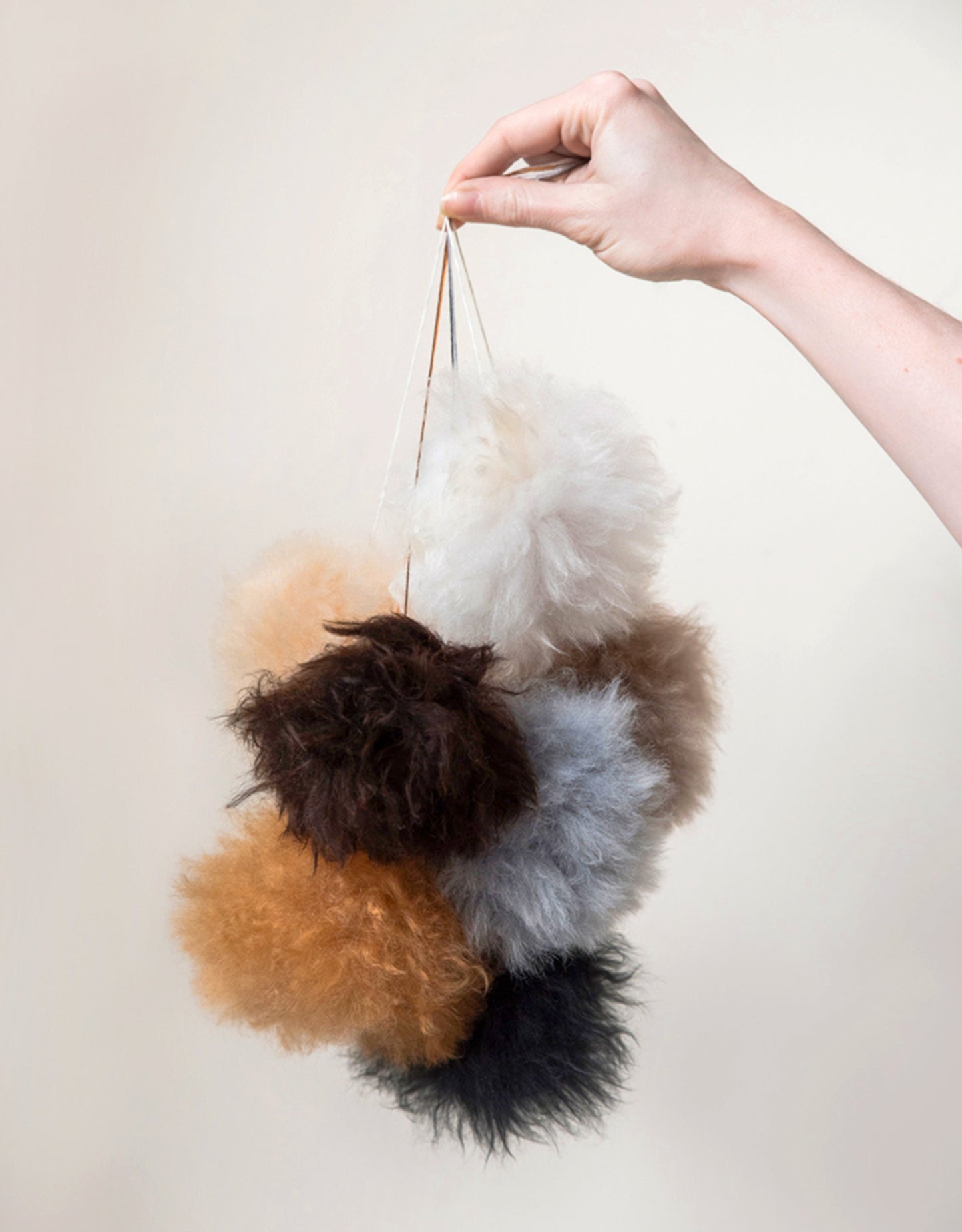 ALPACA FUR KEYCHAIN | Handcrafted Alpaca Fur Stuffed Keyring