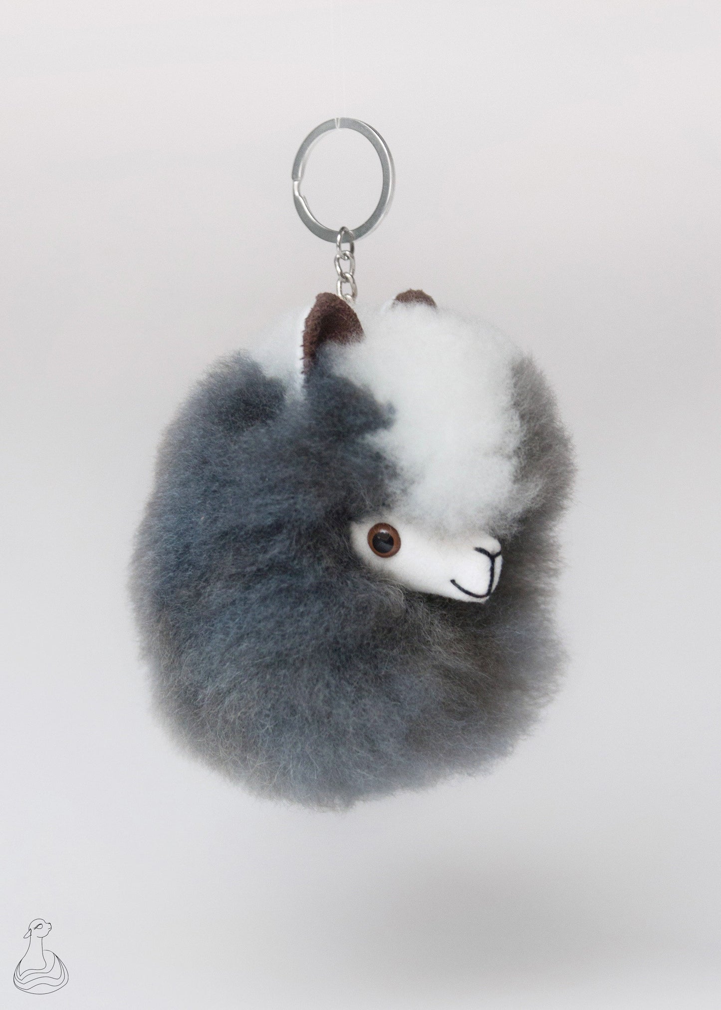 ALPACA FUR KEYCHAIN | Handcrafted Alpaca Fur Stuffed Keyring