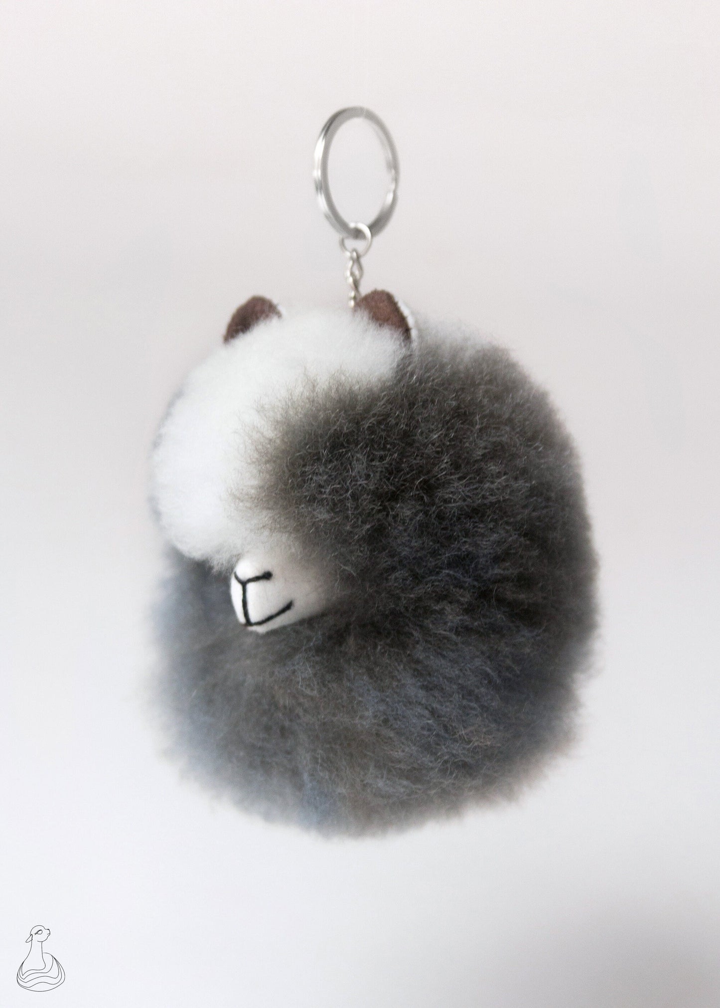 ALPACA FUR KEYCHAIN | Handcrafted Alpaca Fur Stuffed Keyring