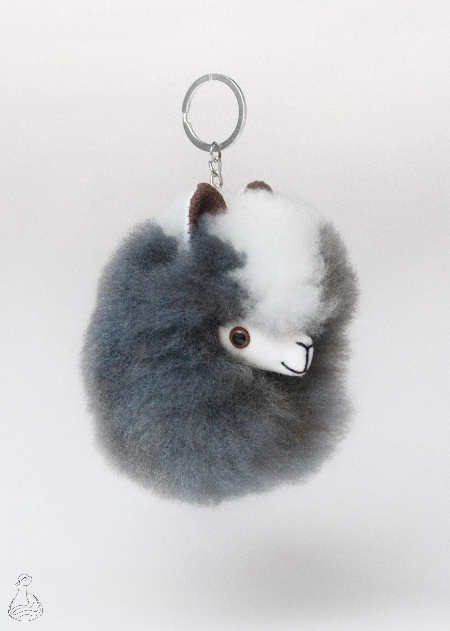 ALPACA FUR KEYCHAIN | Handcrafted Alpaca Fur Stuffed Keyring