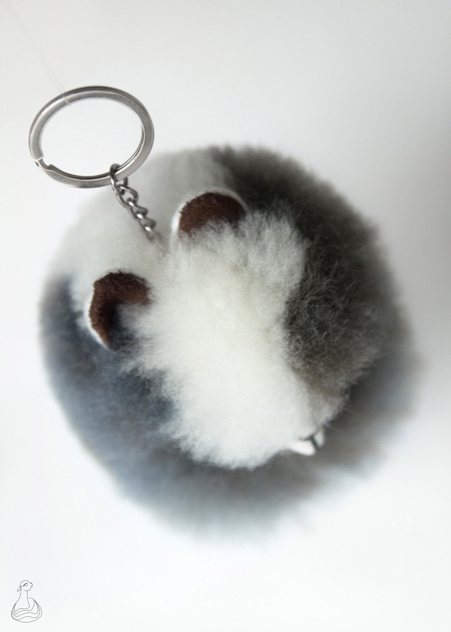 ALPACA FUR KEYCHAIN | Handcrafted Alpaca Fur Stuffed Keyring