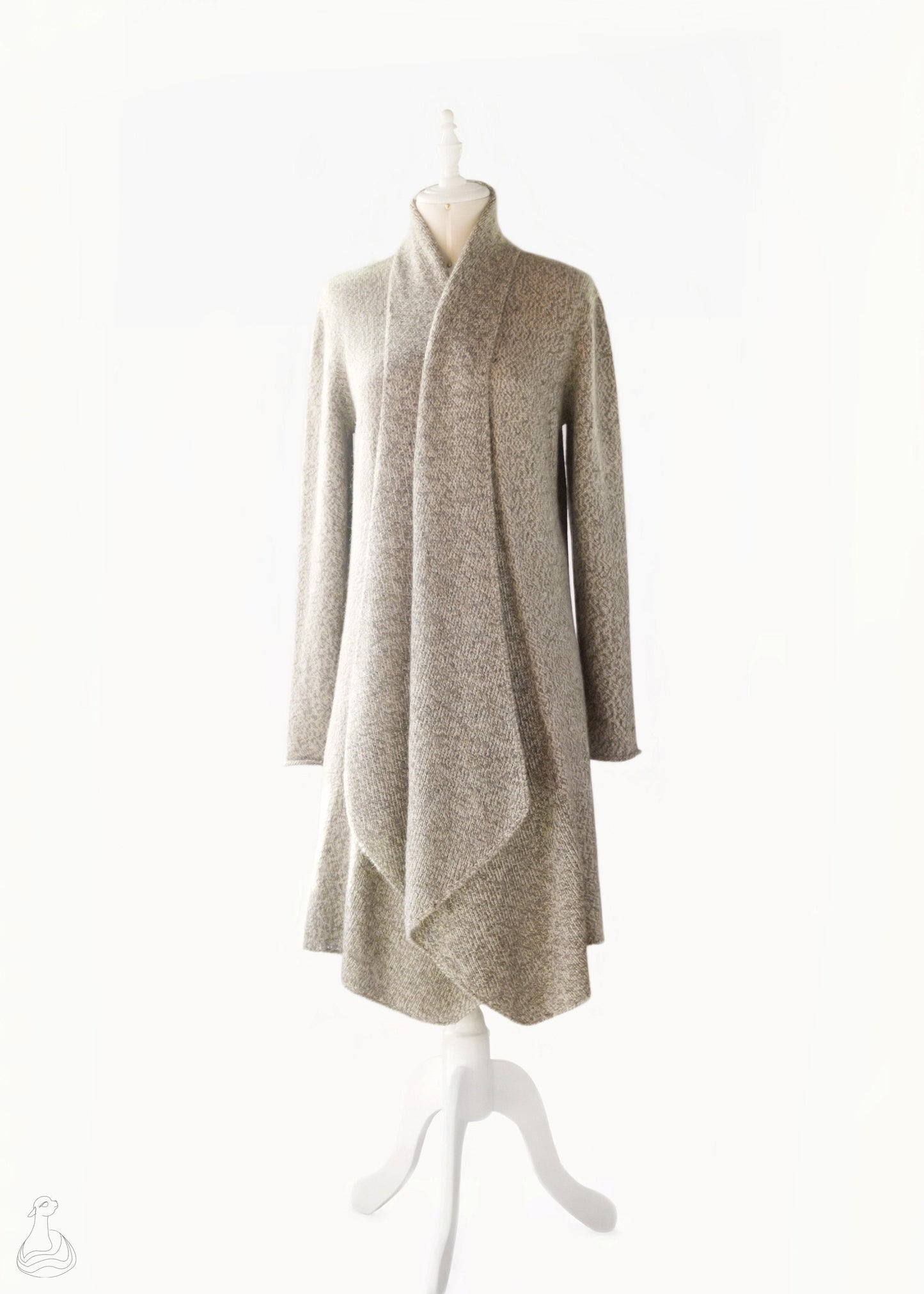 ALPACA CARDIGAN | Alpaca & Merino Wool Cardigan Coat